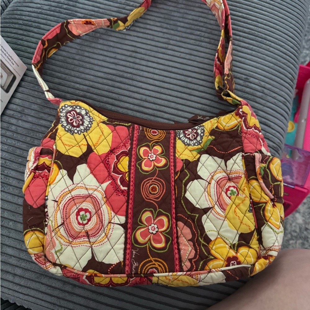 Vera Bradley Colorful Floral Quilted Shoulder Bag - Picture 2 of 2